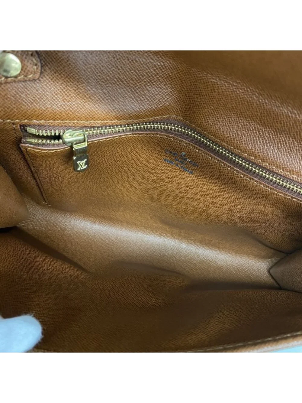 Louis Vuitton Shoulder Bag Monogram Bordeaux 24 Brown